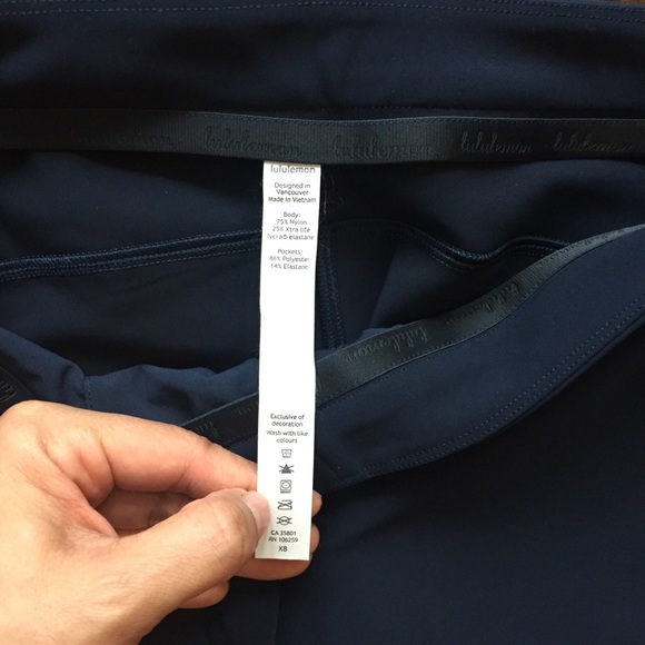 Lululemon “on the move” navy dress pants 8 - Picture 3 of 4
